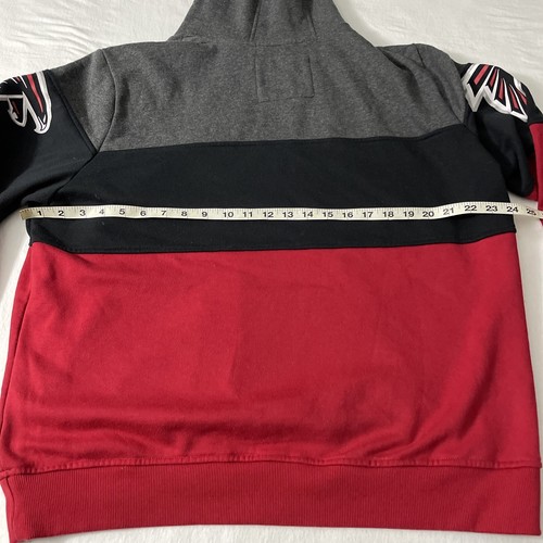Vintage 90s ATLANTA FALCONS STARTER Hoodie Sweater NFL Sweatshirt Sz XL Rare - Picture 13 of 14