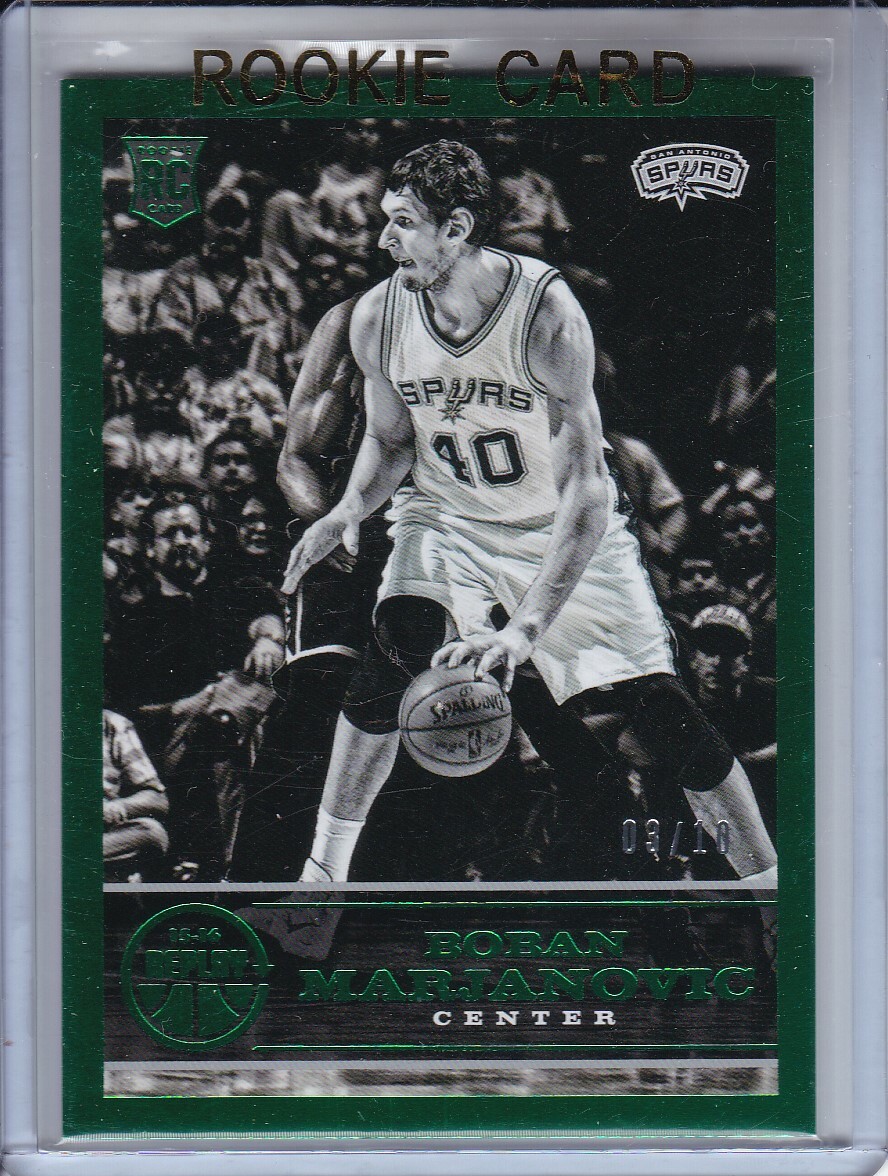 2015-16 PANINI REPLAY BOBAN MARJANOVIC 3/10 RARE GREEN ROOKIE RC NEW TO MAVS HOT