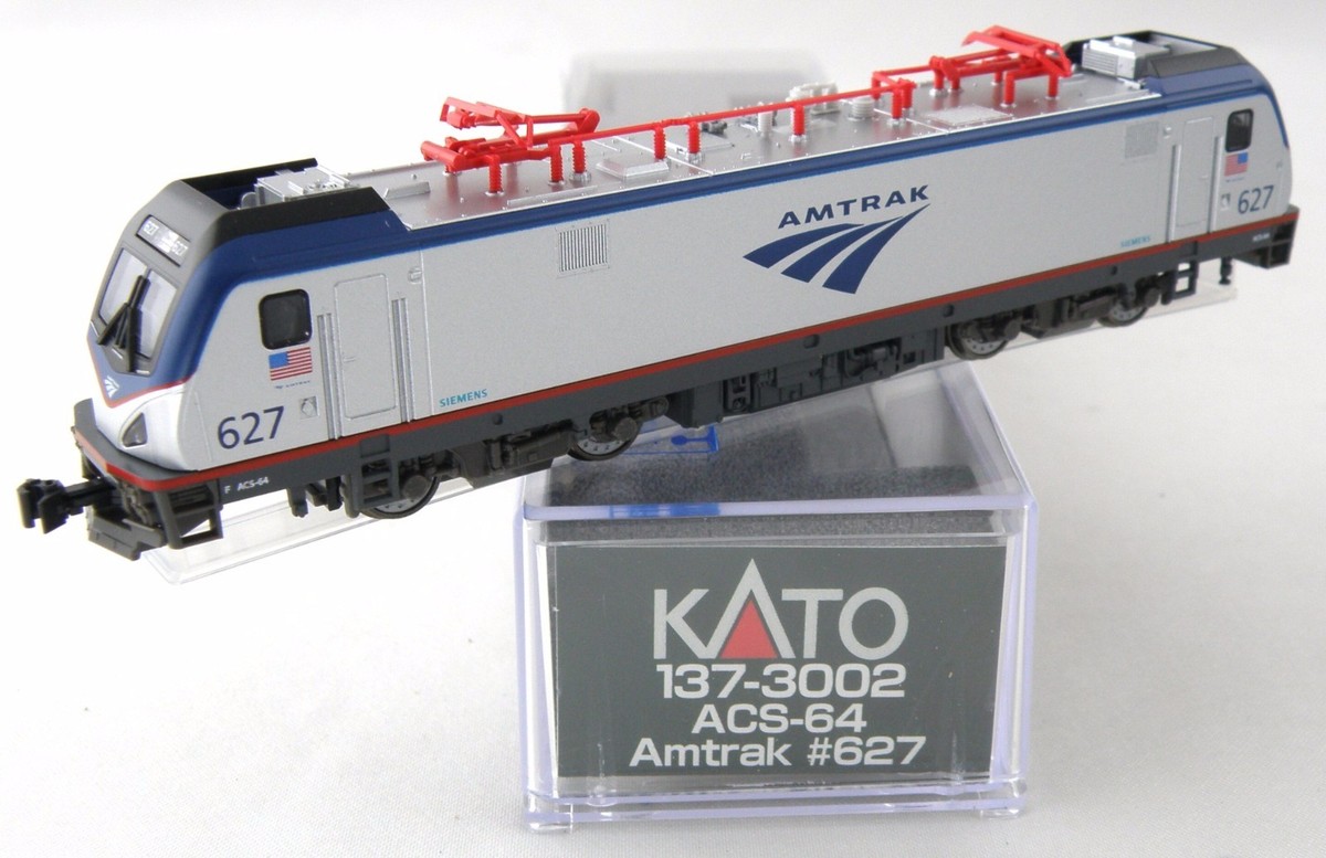 N Scale Siemens ACS-64 Locomotive - Amtrak #627 - KATO #137 N Scale Siemens ACS-64 Locomotive - Amtrak #627 - KATO #137