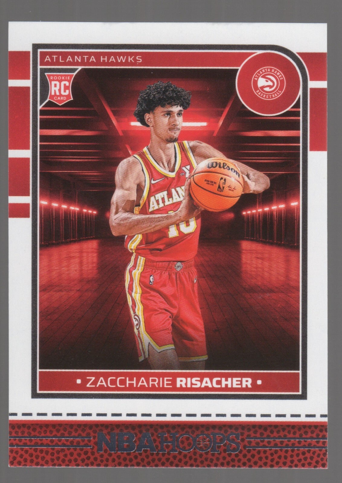 2024-25 Panini NBA Hoops Basketball ZACCHARIE RISACHER #231 Rookie Card RC HAWKS