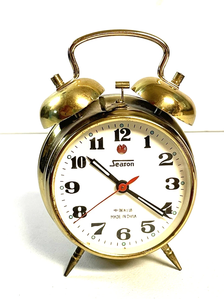 Season Bell Alarm Table Clock Glows Works - Image 2 of 4