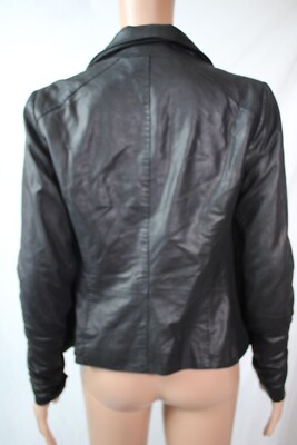 VINCE Scuba leather ジャケット Vince - Black Leather Scuba Jacket | Mitchell Stores