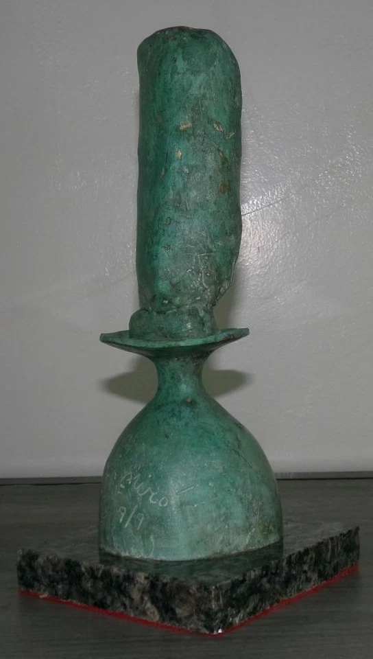 БРОНЗОВАЯ СКУЛЬПТУРА JOAN MIRO «БЮСТ ЧЕЛОВЕКА» ПОДПИСАННАЯ И ПРОНУМЕРОВАННАЯ - Изображение 4 из 4