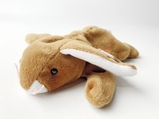 TY1995 EARS the BUNNY BEANIE BABY 3RD GEN HANG/2ND TUSH-MINT PVC