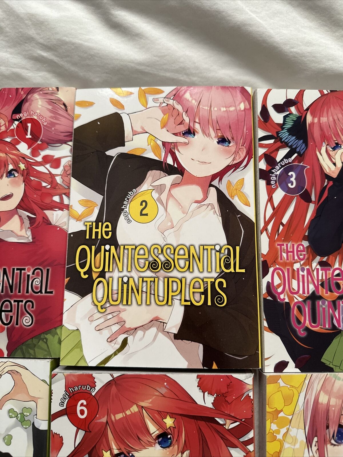 THE QUINTESSENTIAL QUINTUPLETS English MANGA Series by Negi Haruba Books 1-3  9781632367747