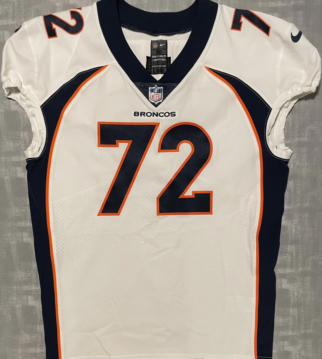 Nike Denver Broncos No72 Garett Bolles Olive Men's Stitched NFL Limited 2017 Salute to Service Jersey
