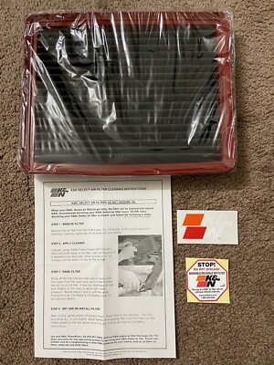 K&N Premium Washable Engine Air Filter (SA2135) 1999-2019 Silverado/Sierra HD