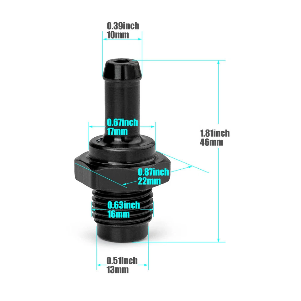 For Toyota Matrix Camry Corolla RAV4 Highlander 2.4L Engine PCV Valve & Hose Kit Foto 3 de 4