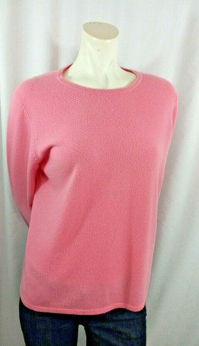 CASHMERE PINK COLOR SWEATER Size Large 