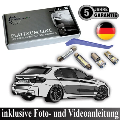 LED Innenraumbeleuchtung BMW F11 Touring 5er Innenbeleuchtung Innenlicht Set SMD - Bild 1 von 4