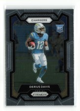 DERIUS DAVIS #351 RC 2023 PANINI PRIZM CHARGERS