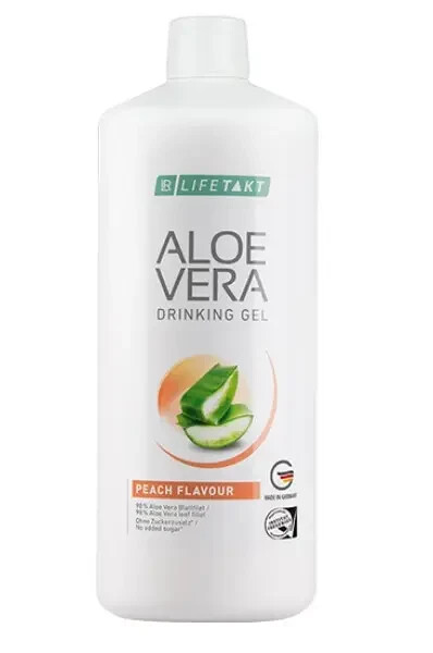 LR Aloe Vera Drinking Gel Peach Women Men Health - 1000 ml./33.3 fl.oz