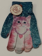 So Ombre Princess Cat Photo Gloves One Size