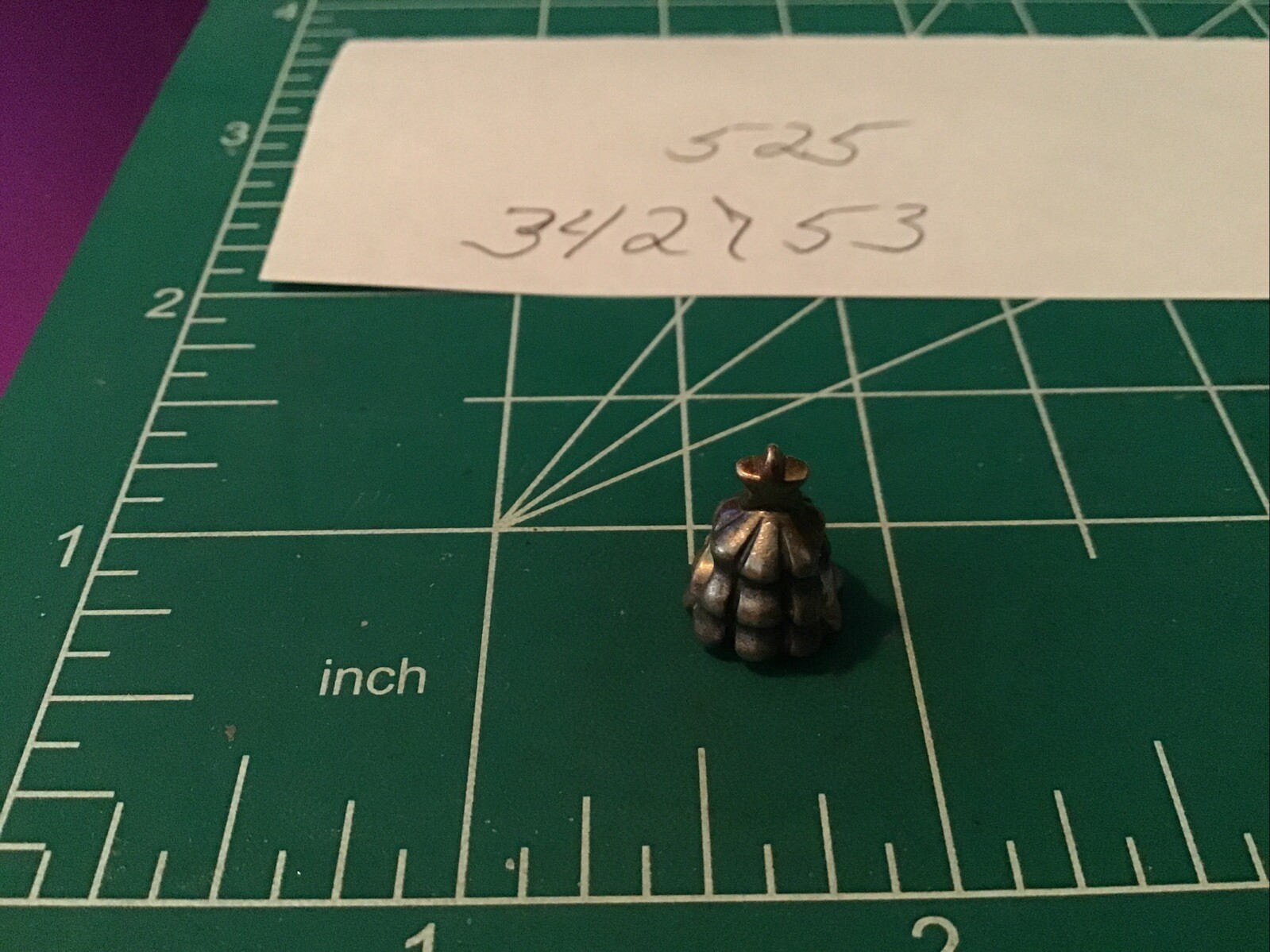 PANDORA ALE 925 Sterling Silver Gold Star Christmas Tree Charm for Estate Jewelry  