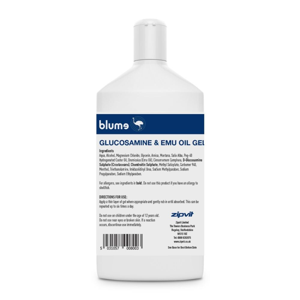 350ml Glucosamine and Emu Joint Gel Blume + Magnesium eBay