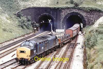 Railway Photo 6x4 Class 37 37236 Speedlink Freight at Gaer Jcn c1985