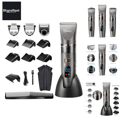 Hatteker Haarschneidemaschine Profi Haarschneider Herren Haartrimmer Bartschn...