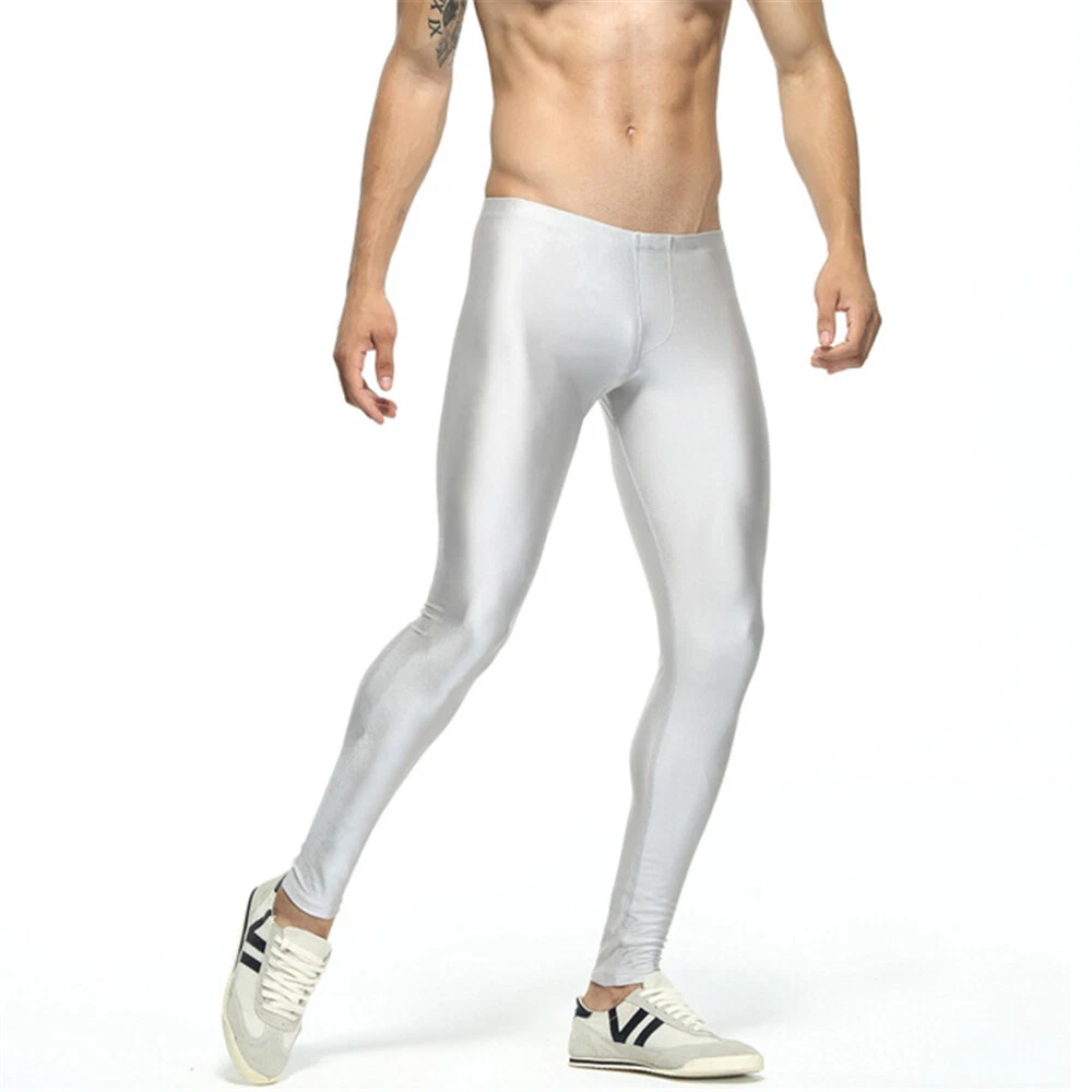 Mens Quick Dry Leggings Compression Base Layer Thermal Tight Gym Pants Fitness