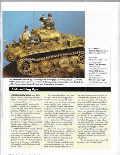 Modelador a escala fina noviembre 2007 Tamiya BF 109-4/7, diorama, avión canadiense S-103 - Imagen 11 de 15
