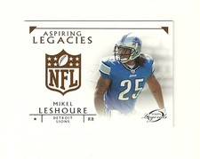 2011 Topps Legends Aspiring Legacies #ALML Mikel Leshoure Detroit Lions Illinois