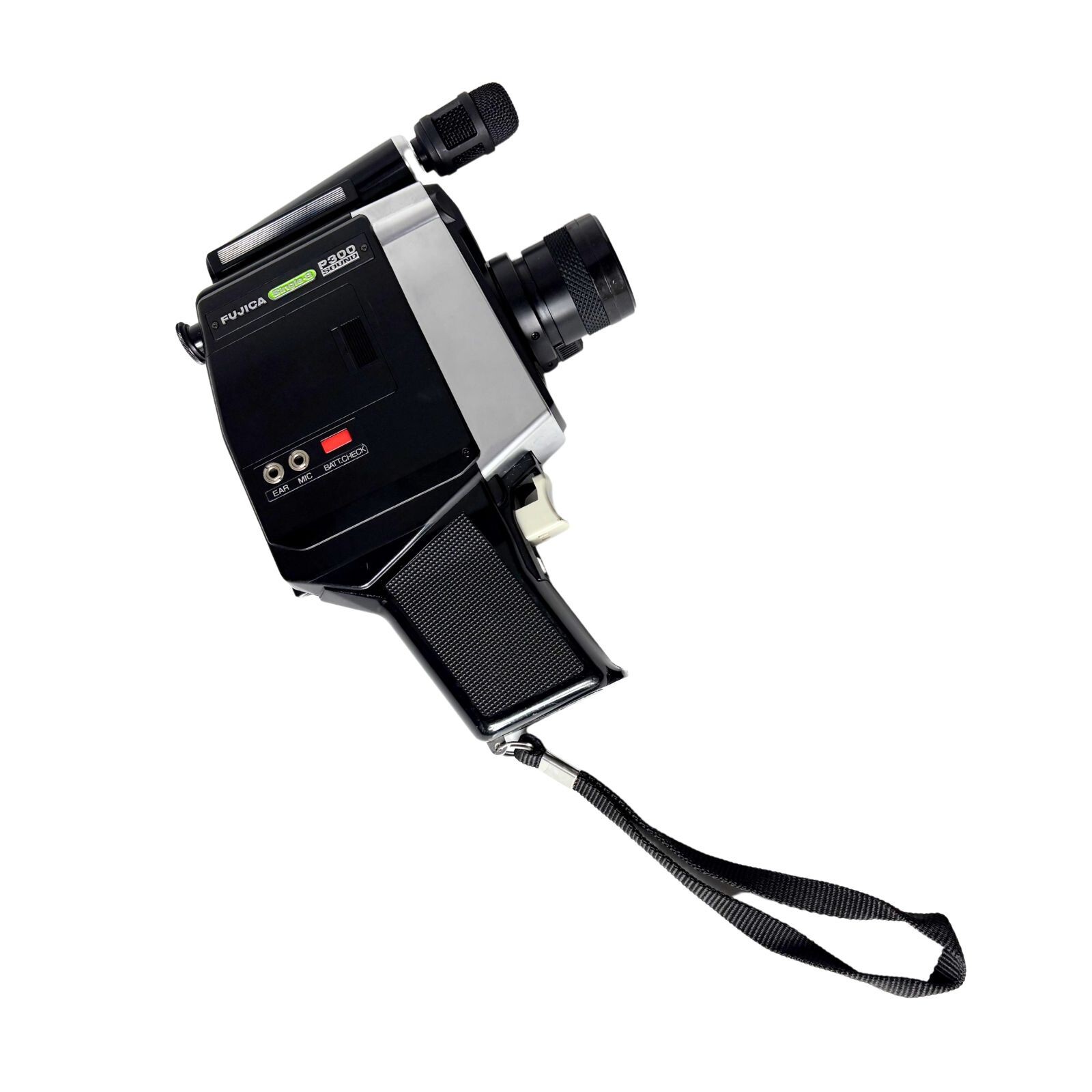 Vintage Fujica P300 Single-8 Film Camera Working with Case & Strap