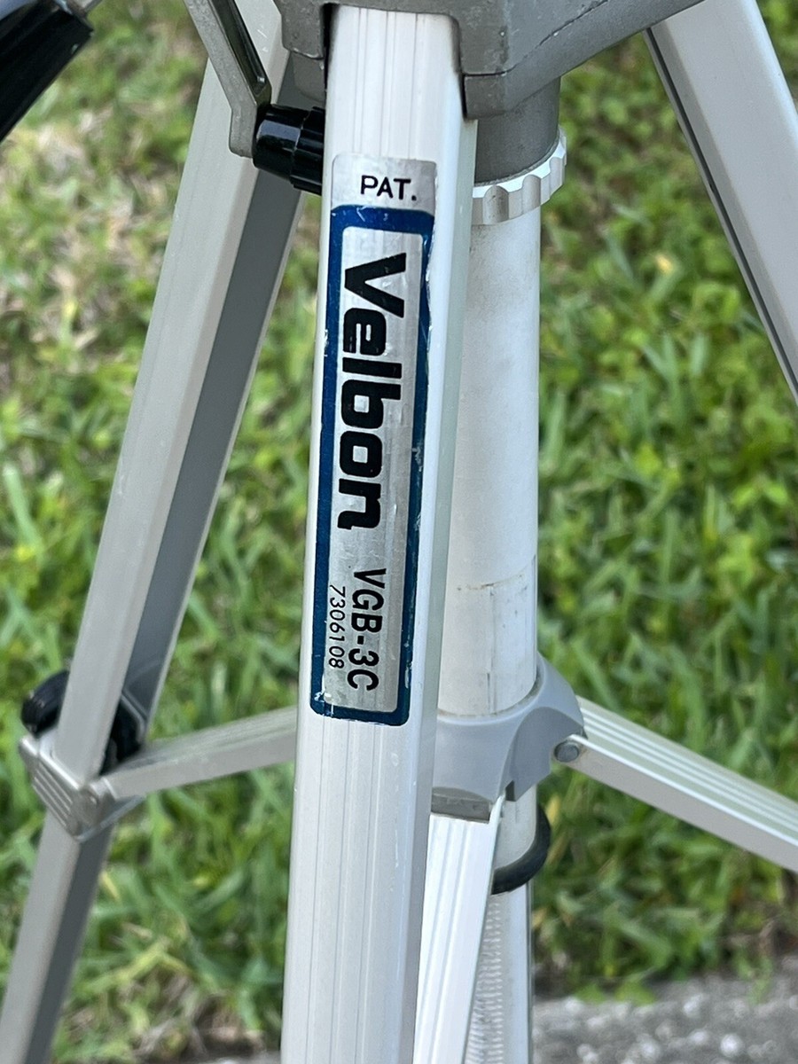 Vintage Velbon VGB-3 Heavy Duty Aluminum Camera Tripod w Vintage Velbon VGB-3 Heavy Duty Aluminum Camera Tripod w
