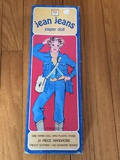 Lot de 31 poupées en papier Whitman Jean Jeans 