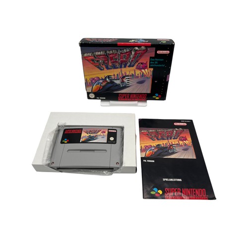 F Zero SNES Complete CIB CIB Super Nintendo Game Excellent Condition - Picture 2 of 9