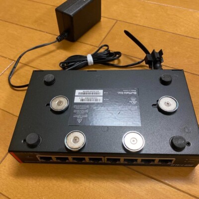 BUFFALO BS-GS2008 Main Unit & Adapter Set Black Popular Model Made