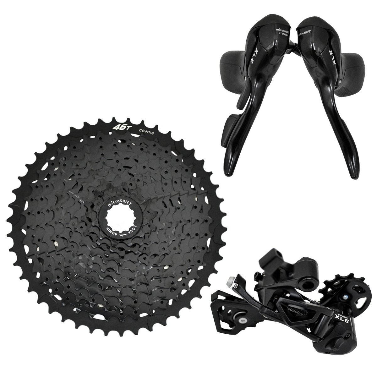 microSHIFT XLE 1x11 Speed Gravel MTB Groupset Kit