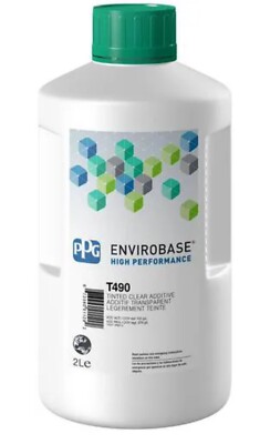 T490 PPG Refinish Envirobase High Performance 2 Liter Clear Free Shipping!