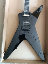 Dimebag Darrell Signature Model Black Electric Guitar FR Bridge Black Hardware