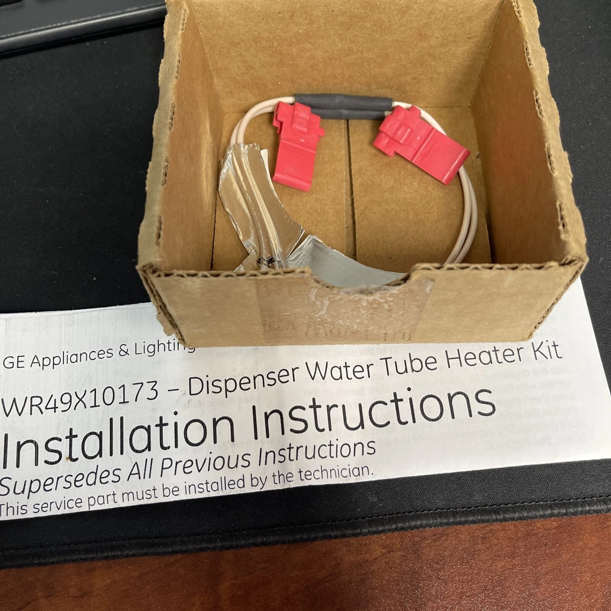 WR49X10173 Dispenser water Tube Heater for GE REFRIGERATOR NEW OEM open box  | eBay