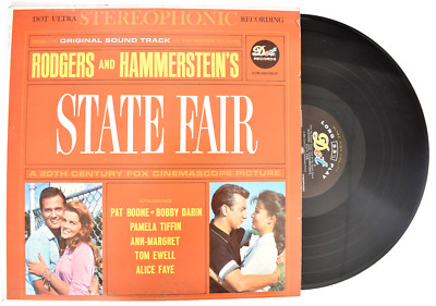 STATE FAIR SOUNDTRACK OST VINYL LP RECORD PAT BOONE ROGERS & HAMMERSTEIN