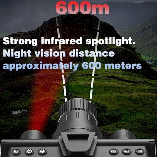 IR 850nm Night Vision Device Binocular 4K 8x Digital Zoom Goggles for TAC Helmet - Picture 13 of 20