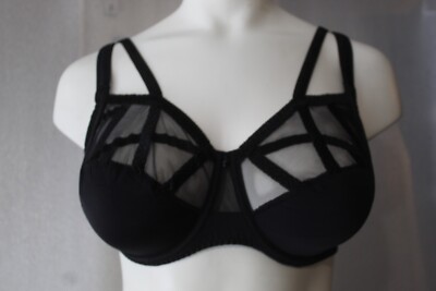 Soutien-gorge Louisa Bracq - Série Noire - Taille 110F - Neuf Avec étiquettes