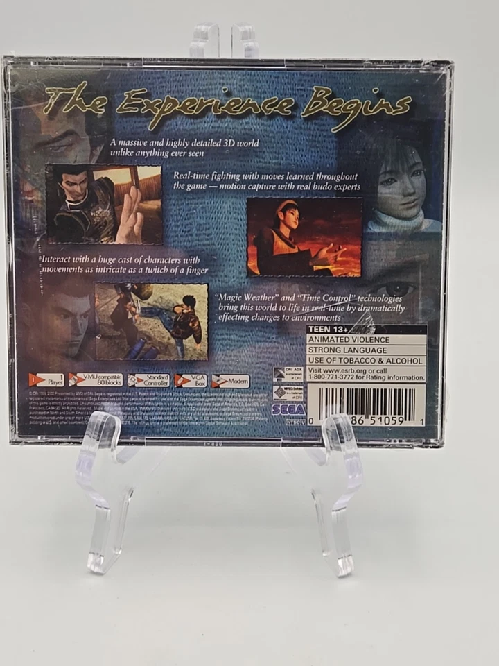Shenmue - USA - New & Sealed - Sega Dreamcast - Image 3 of 4