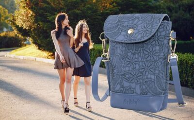 Damen Kunstleder geprägt Umhängetasche Handytasche Mini Handtasche