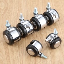 Swivel Wheels Casters Furniture Plate Roller Strong Bearing Capacity Non Skid