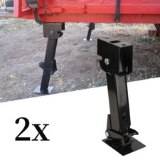 2 x Stützfuß Stütze Schwenkstütze verstellbar PKW Anhänger Trailer