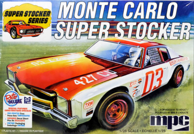 1971 Chevy Monte Carlo Super Stocker 1:25 MPC Model Kit Bausatz MPC962