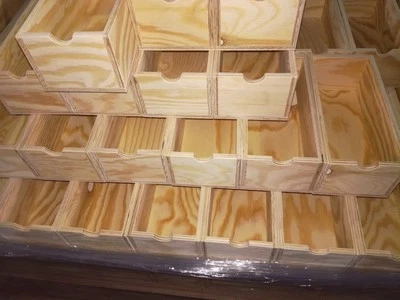 NEU Holzkisten Holzladen Schubladen Lagerkisten 25x12x9cm. Laden Holzboxen SUPER - Bild 1 von 2