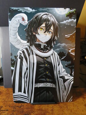 Iguro Obanai Demon Slayer Thin Metal Sign Decoration 8x12 Anime