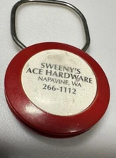 Vintage Napavine Washington Sweeny Ace Hardware Store Home Improvement Keychain
