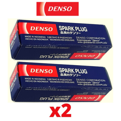 2x Denso Spark Plugs for HARLEY ROAD GLIDE 1450 1580 1690 CHOICE2/2 99->ON