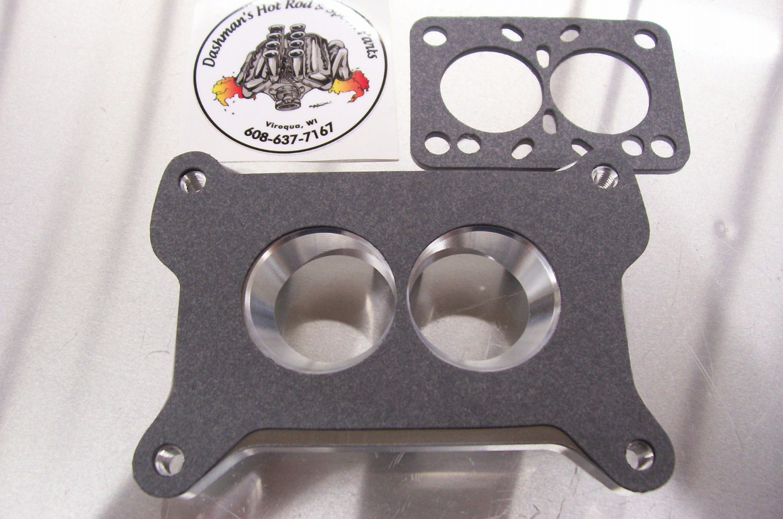 Fits Holley 4412 Carb To Rochester Small 2G Tri Power WW Carter Intake