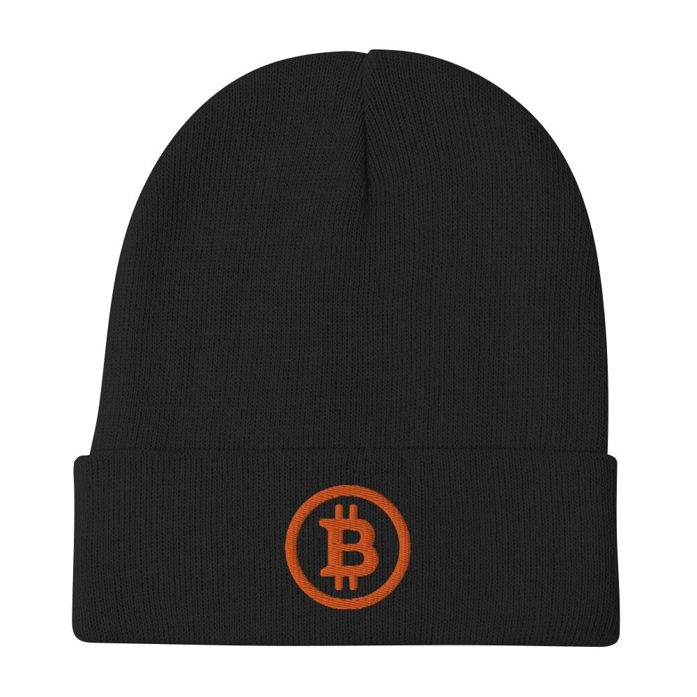 Bitcoin Embroidered Beanie