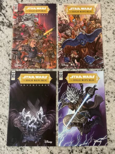 4 Star Wars High Republic Adventures IDW Comic Book # 9 10 11 12 NM 1st 44 MS12