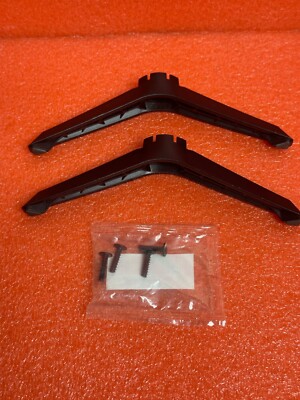 VIZIO D24F-J09 TV STAND LEGS BASE PAIR  WITH SCREWS USED *35