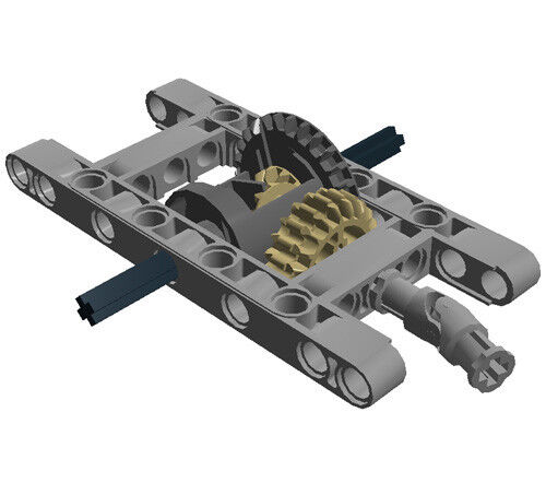 Lego FRAMED Differential Kit   (technic,car,truck,gear,crawler,universal,joint) - 第 1/2 張圖片